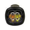 Buyers Products 1.5 in. Flush/Surface Mount Amber/Clear LED Strobe Light 8892412